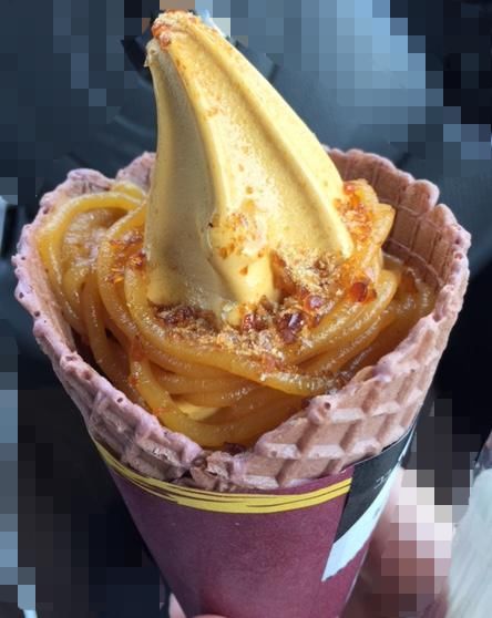 ミニストップの「安納芋ソフト」を食べてみた【感想・カロリー等】