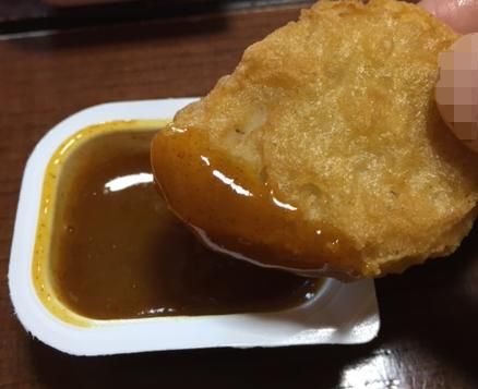 【チキンマックナゲット】フルーツカレーソース「かなり甘いソース」【感想・カロリー】