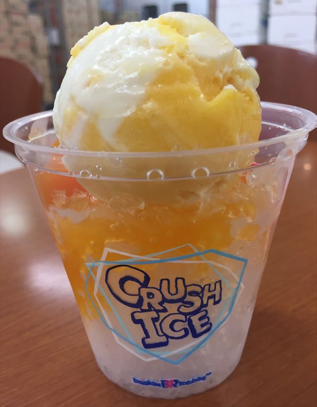 31のかき氷「クラッシュアイス」を食べてみた【感想・価格・カロリー】